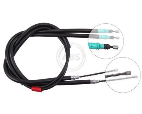 Cable, parking brake K12256 ABS, Image 3