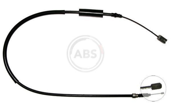 Cable, parking brake K12418 ABS, Image 3