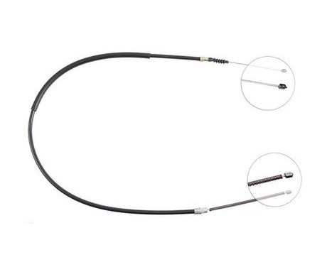 Cable, parking brake K12458 ABS, Image 2