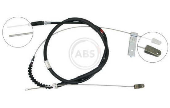 Cable, parking brake K12535 ABS, Image 3