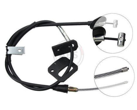 Cable, parking brake K12617 ABS, Image 2