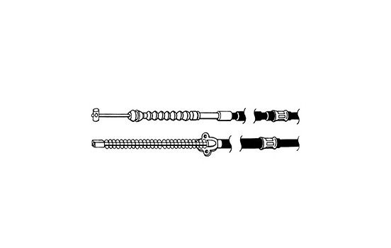 Cable, parking brake K12778 ABS, Image 2