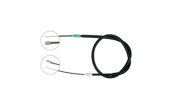 Cable, parking brake K13136 ABS, Image 2