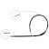 Cable, parking brake K13156 ABS, Thumbnail 2
