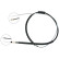 Cable, parking brake K13166 ABS, Thumbnail 2