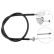 Cable, parking brake K13427 ABS, Thumbnail 2