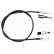 Cable, parking brake K13516 ABS, Thumbnail 2