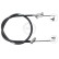 Cable, parking brake K13527 ABS, Thumbnail 3