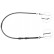 Cable, parking brake K13566 ABS, Thumbnail 2