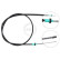 Cable, parking brake K13586 ABS, Thumbnail 2