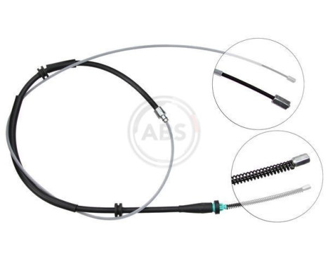 Cable, parking brake K13596 ABS, Image 3