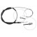 Cable, parking brake K13616 ABS, Thumbnail 2