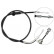 Cable, parking brake K13771 ABS, Thumbnail 2