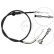 Cable, parking brake K13771 ABS, Thumbnail 3