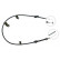 Cable, parking brake K13807 ABS, Thumbnail 2