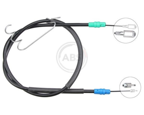 Cable, parking brake K13853 ABS, Image 2