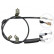 Cable, parking brake K13857 ABS, Thumbnail 2