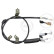 Cable, parking brake K13857 ABS, Thumbnail 3
