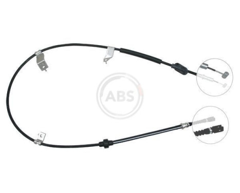 Cable, parking brake K13877 ABS, Image 2