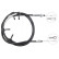 Cable, parking brake K13986 ABS