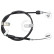 Cable, parking brake K13996 ABS, Thumbnail 2