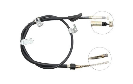 Cable, parking brake K14007 ABS, Image 2