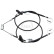 Cable, parking brake K14040 ABS, Thumbnail 2