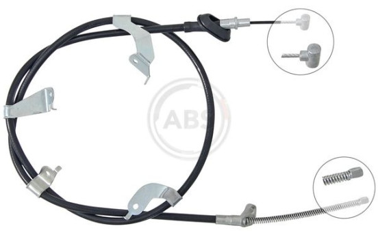 Cable, parking brake K14064 ABS, Image 2
