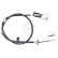 Cable, parking brake K14084 ABS, Thumbnail 2