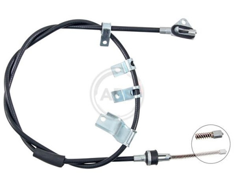 Cable, parking brake K14089 ABS, Image 2