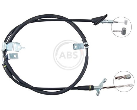 Cable, parking brake K14104 ABS, Image 2