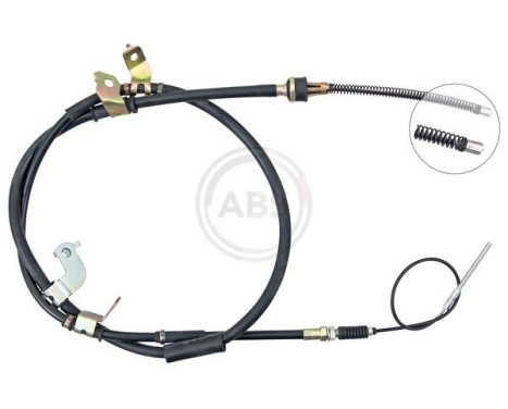 Cable, parking brake K14110 ABS, Image 2