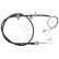 Cable, parking brake K14124 ABS, Thumbnail 2