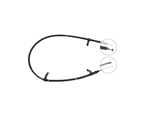 Cable, parking brake K14318 ABS, Image 2