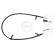 Cable, parking brake K14318 ABS, Thumbnail 3