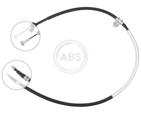 Cable, parking brake K14348 ABS, Image 3