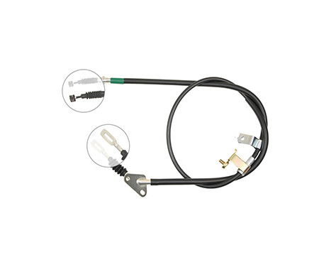 Cable, parking brake K14498 ABS, Image 2