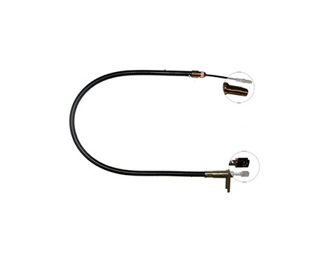 Cable, parking brake K14677 ABS, Image 2
