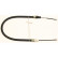 Cable, parking brake K14698 ABS, Thumbnail 2