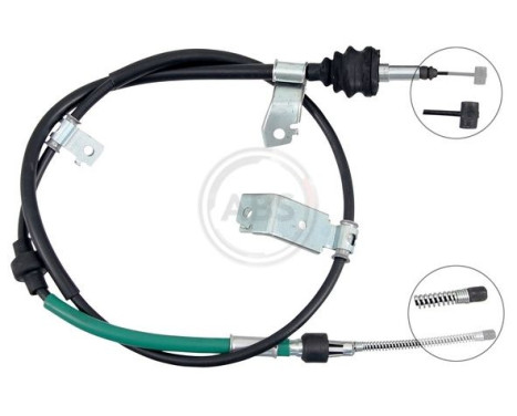 Cable, parking brake K15004 ABS, Image 2