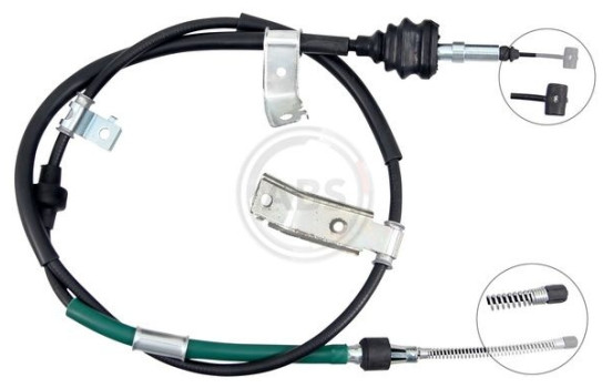 Cable, parking brake K15005 ABS, Image 2