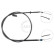Cable, parking brake K15027 ABS, Thumbnail 3