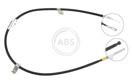 Cable, parking brake K15077 ABS, Image 3