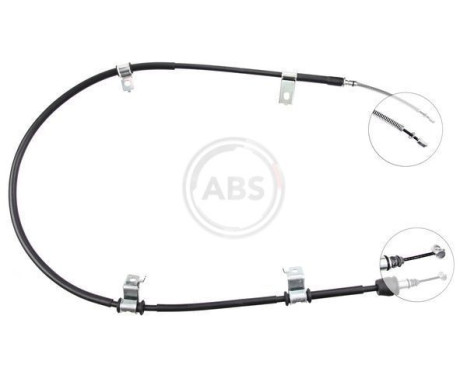 Cable, parking brake K15347 ABS, Image 3