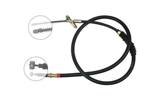 Cable, parking brake K15407 ABS, Image 2