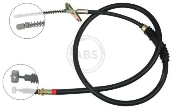 Cable, parking brake K15407 ABS, Image 3