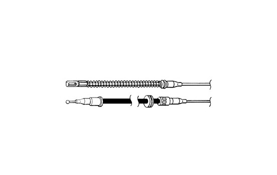 Cable, parking brake K15457 ABS, Image 2