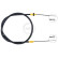 Cable, parking brake K15498 ABS, Thumbnail 3