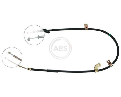 Cable, parking brake K15858 ABS, Image 2
