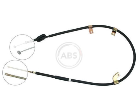 Cable, parking brake K15868 ABS, Image 3